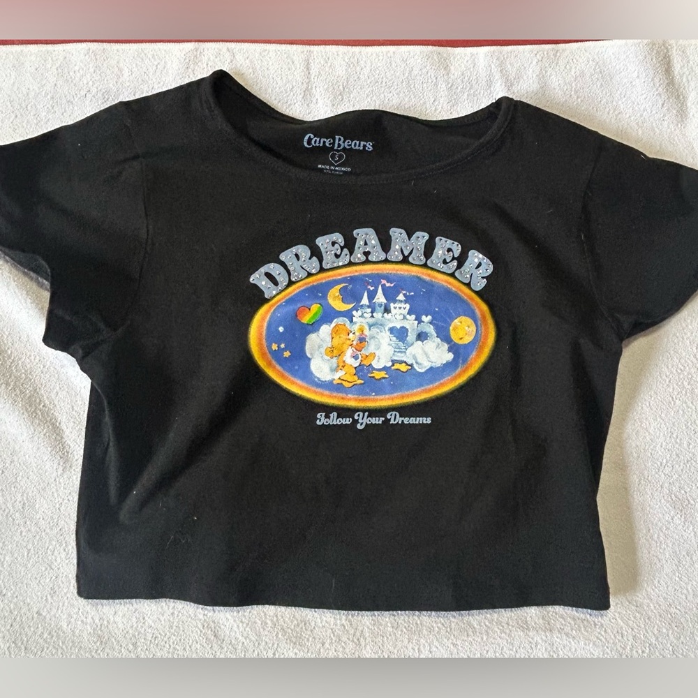 Care Bears Black Graphic Tee